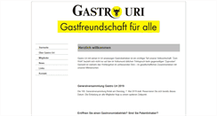 Desktop Screenshot of gastrouri.ch