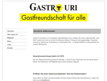 Tablet Screenshot of gastrouri.ch